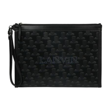 Lanvin, Handbags Blauw, Heren, Maat:ONE Size,polyester