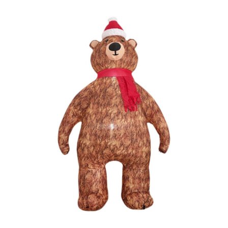 2,1 m Juleoppustelig Legetøj UK Adapter Stik til Familie Udendørs Fest