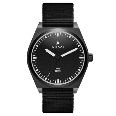 Haka | Montre noire simple pour hommes - Montres bracelet