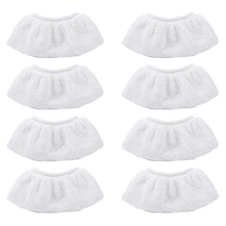 8-pakning Mikrofiberkluttrekksett for Kärcher damprenser Easyfix Sc2 Sc3 Sc4 Sc5 håndmunnstykke Acce [DB]