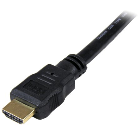 StarTech 0.5 High Speed HDMI Cable - Ultra HD 4k x 2k HDMI Cable M/M - HDMI-kabel - HDMI (hann) til HDMI (hann) - 50 cm - skjermet - svart