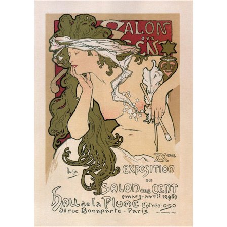 A3 Print - Alphonse Mucha - No5