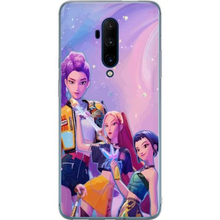 Kompatibelt Mobildeksel til OnePlus 7T Pro Futuristiske popdamer i neonfarger med magiske detaljer mot en drømmeaktig galaksebakgrunn