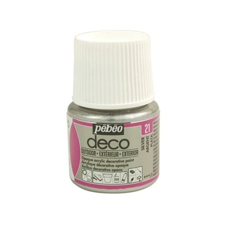 Multi-Surface Exteriör Akrylfärg - Silver - 45ml