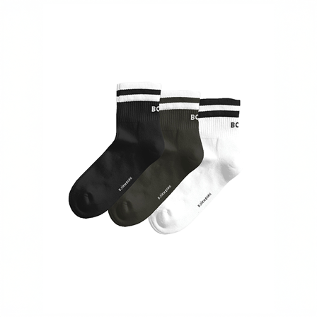 Björn Borg Classic Mid Ankle Sock 3‐pakning Multipack
