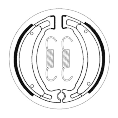 Bremsbacken SBS - Yamaha TT-R 125 LE 2019-2019