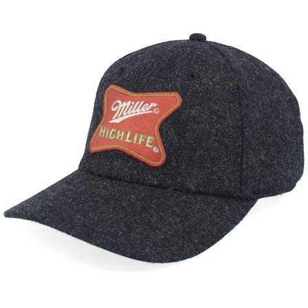 American Needle - Černá adjustable Kšiltovka - Miller High Life Archive Legend Black Adjustable @ Hatstore