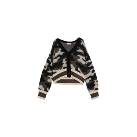 Liu Jo, Blouses ; Shirts Wit, Dames, Maat:M,alpaca,Camouflage