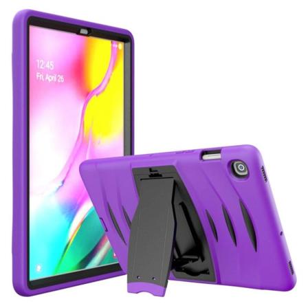 Samsung Galaxy Tab S5e iskunkest v silikoni hybridikotelo - Violetti Purple
