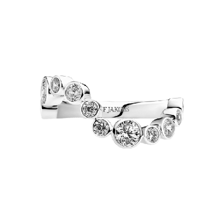 Sif Jakobs Jewellery Ring Sardinien Wave Ringar Dam Silver 52