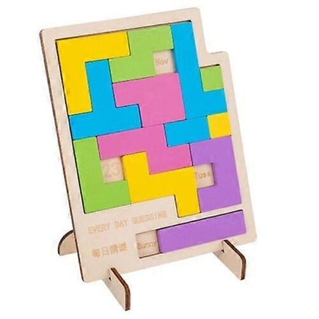 En sida om dagen med 365 dagars utmaningar Trä Kalenderpussel för varje dag 2025 LGL