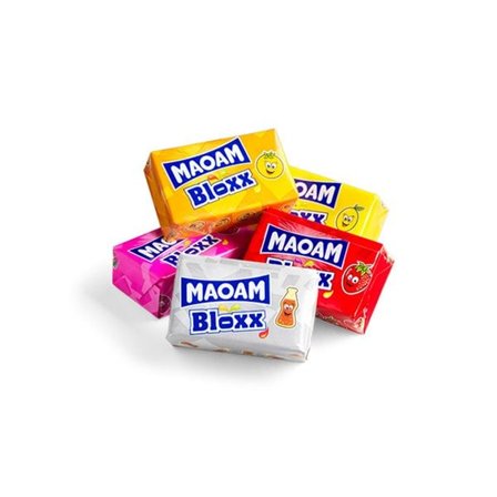 Maoam Bloxx i løs vægt - 1,32 kg frugtagtige og seje tyggeben