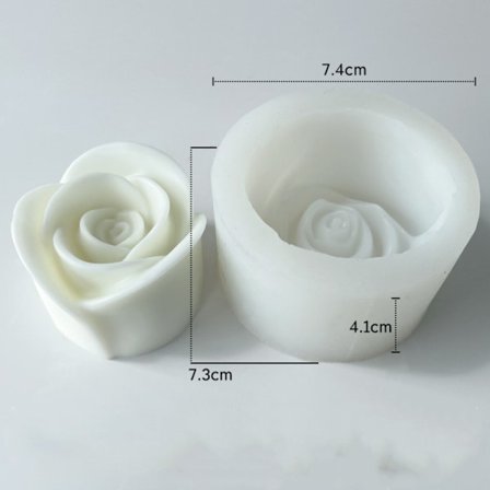 Silikonform lysform 3 3