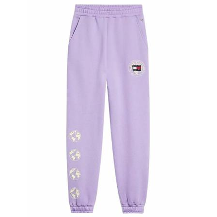 Tommy Jeans Unitees 1 Sweatpants , Paars , Dames , Maat: S
