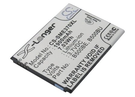 Batteri till SmartPhone, Mobil för Samsung GT-i9190, Galaxy S4 Mini, GT-i9195 m.fl.