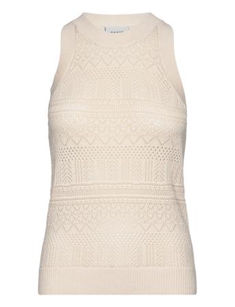 D6Siya Ajour Tank Top Cream Dante6