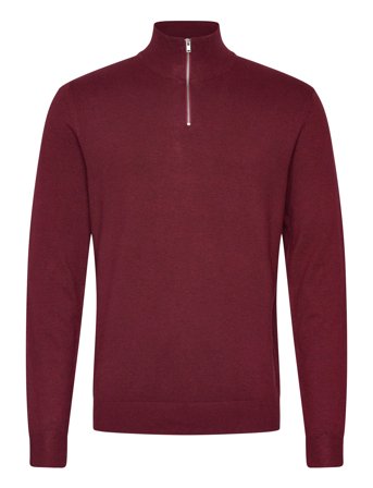 Lindbergh | Ecovero Half Zip L/S Knit | L