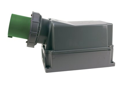 Garo IIV 3125-10 S + RI Vegginntak IP67, 4-polet, 125 A Grønn, 10 h, Stikkontakter & kabler