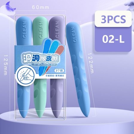 3st/kartong Enormt suddgummi Giant Eraser 02-L 02-L