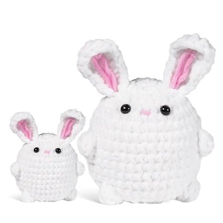 Virkningskit DIY Virkningskit med Garnstickor Plyschdocka Enkelt