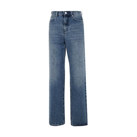 Michael Kors, Slim Wide LEG Jeans Blauw, Dames, Maat:XS