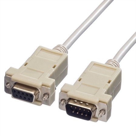 VALUE RS232 Cable, DB9 M/F, 1.8m