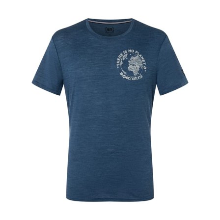 Super.natural Men's For Future Tee Men short-sleeved sweaters Blue XL