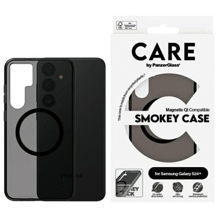 CARE by PanzerGlass Flagship QI-etui for Samsung Galaxy S24+ - Svart