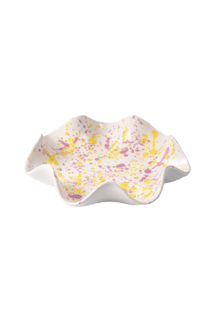 Åhléns Home Salladsskål WAVES 26 cm Serveringstillbehör Rosa ONESIZE