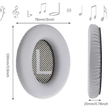 Ersättning Öronkuddar Öronkuddar Ersättning Kuddar För Bose Quietcomfort 35 Quiet Comfort 35 Ii 15 Qc15 Qc25 Qc2 Qc35 Qc35 Ii Over-e