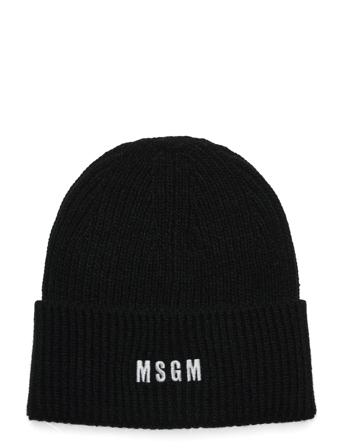 Cap Accessories Headwear Beanies Svart MSGM