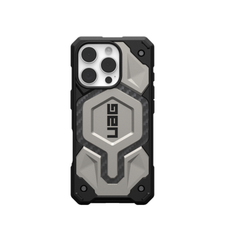UAG Monarch Pro-etui med MagSafe til iPhone 16 Pro - Titanium