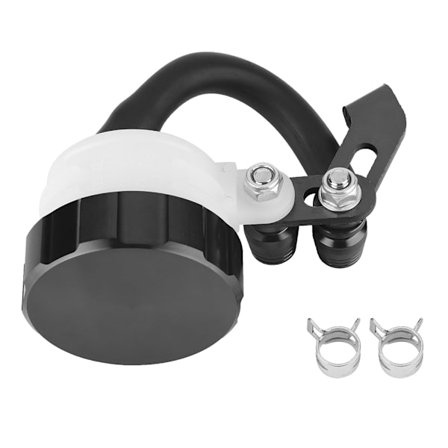 Universal CNC Motorcykel Olie Cylindre Bremse Reservoir Forreste Kobling Tank Væske Flaske (Sort)