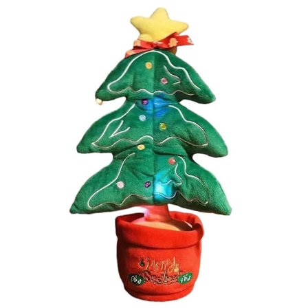 Syngende og dansende juletre plysj elektrisk leketøy - Gledelig gave til barn