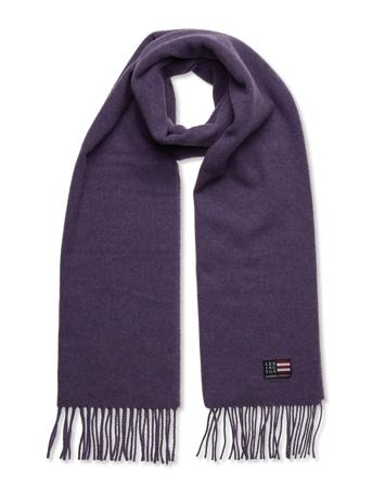 Massachusetts Recycled Wool Blend Scarf Purple Lexington Clothing
