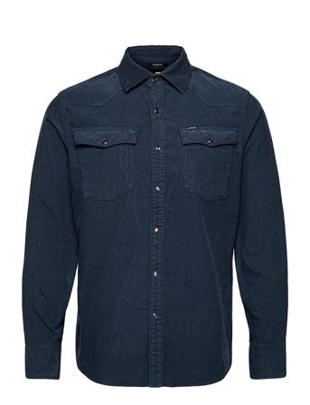 3301 Slim Shirt L\S Blue G-Star RAW