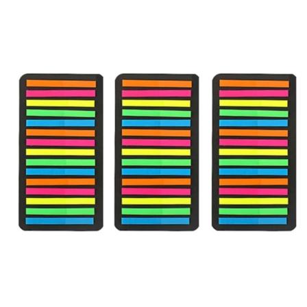 160/300 kpl Pitkän sivun lippuvälilehdet läpikuultavat tarralaput Värilliset tarralehdet Koulutoimistotarvikkeet opiskelijoille null - 1