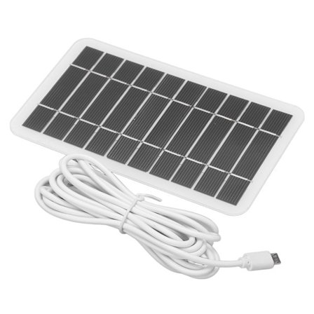 2W 5V Solcellepanel Lader Bærbar USB Solcellelader Polysilisium for Mobiltelefon Lav Effekt Elektriske Apparater