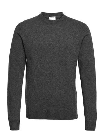 Lambswool O-Neck Knit Grey Lindbergh