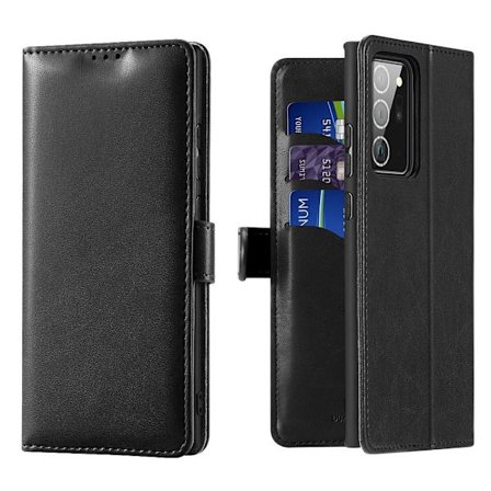 DuxDucis Leather Fodral Till Note 20 Ultra - Svart