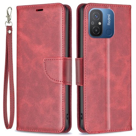 Xiaomi Redmi 12C 4G Deksel Shark Solid Lær Rød 70