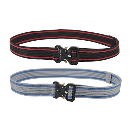 2 stk Militær Stil Belte Heavy Duty Quick Release Metall Spenne Treningsbelte for Menn