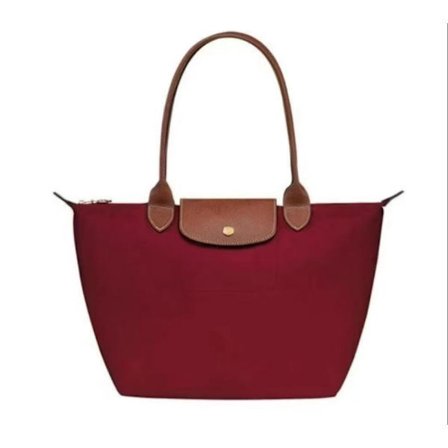 Longchamp Le Pliage Stor Skulderveske Rød Stor