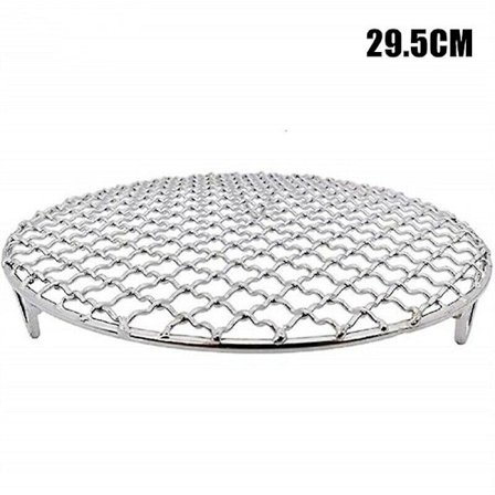 Grillritilä pyöreä ruostumaton teräs Ø 15 18 20 24 29cm Grill BBQ UUSI