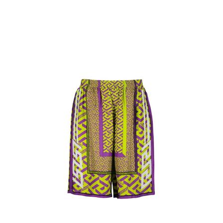 Versace Casual Shorts lila, Herr Chinos Shorts, Herr, Storlek: M