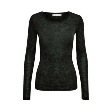Gestuz, Wilmagz Ls Tee Zwart, Dames, Maat:S