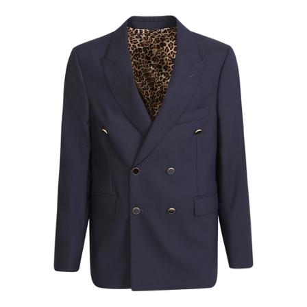 PT Torino, Double-breasted jacket by PT Torino. The brand`s main focus is tailoring combined with a mixed balance of details and craftsmanship Blauw, 