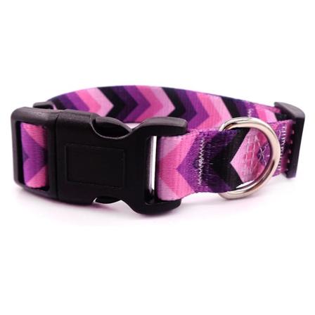 Camouflage nylon krave med sort slidstærk metal hardware