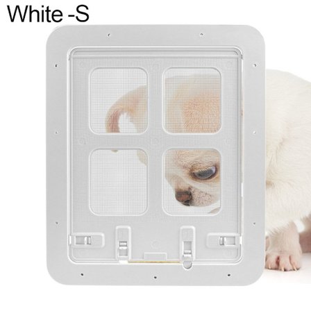 Pet Screen Door Hunddörr VIT S
