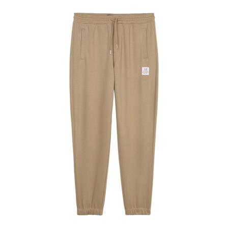 Marc O'Polo Loopback terry tracksuit bottoms in a relaxed fit brun, Herr Joggingbyxor, Herr, Storlek: M